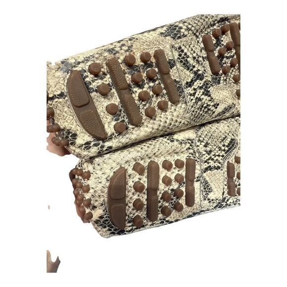 Cole Haan Grant Embossed Snakeskin Driving Moc Loafer Women size 7 - Picture 9 of 9